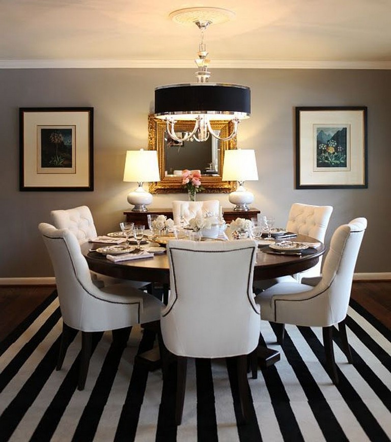 30+ Fabulous Dining Room Rug Design Ideas