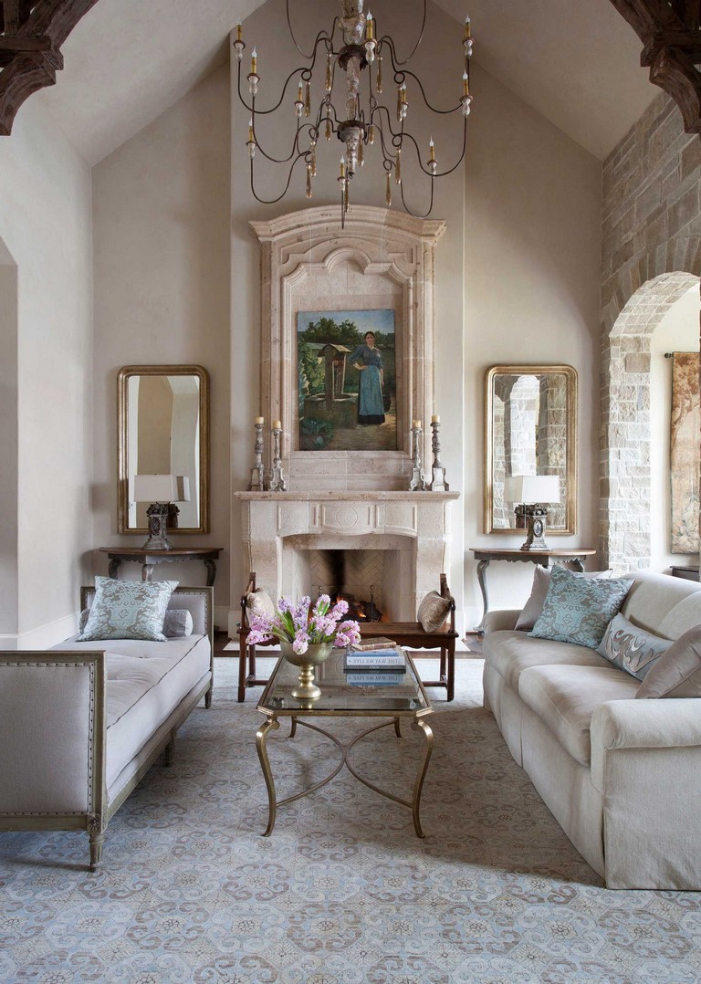 30+ Lovely French Country Living Room Design to This Fall - Page 21 of 28